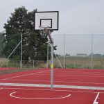 Korvpallikonstruktsioon klaasplast tagalauaga 90x120 cm