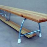 Võimlemispink metallist jalgadega 2.0 m