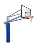 Korvpallikonstruktsioon kõrguse reguleerimisega