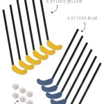 Saalihoki kaigaste komplekt KIDS 65 cm