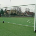 Jalgpallivärav teisaldatavad 7,32x2,44 m- 2 tk rattad ja raskused 3x50 kg