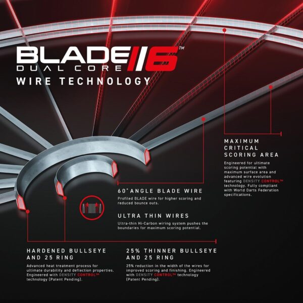 Noolemängulaud Winmau Blade 6 DUAL CORE