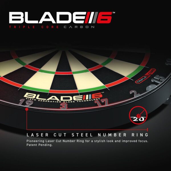 Noolemängulaud Winmau Blade 6 TRIPLE CORE