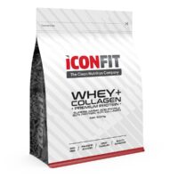 ICONFIT WHEY+ Collagen • Premium Protein • 1 KG maasikamaitseline