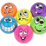 Pallid naljakad näod 25 cm – 6 tk