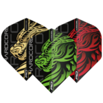 Noolemängu noolte lehvikud RED DRAGON JONNY CLAYTON HARDCORE MULTI PAKK - 9 tk