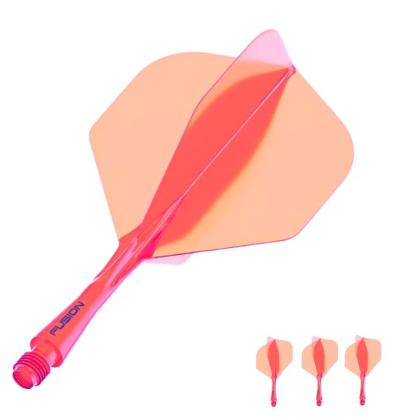 4845-03-00 Winmau Fusion integreeritud vars koos lehvikuga oranž MEEDIUM - Image 1