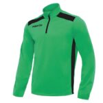Macron kampsun TARIM 1/4 ZIP TOP GRN/BLK