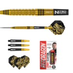 Noolemängu nooled RED DRAGON JONNY CLAYTON GOLD 90% volfrom 22 grammi