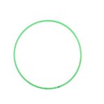 Võimlemisrõngas 80 cm neon