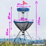 Discgolfi korv mobiilne Eurodisc 1CLICK sinine - Image 5