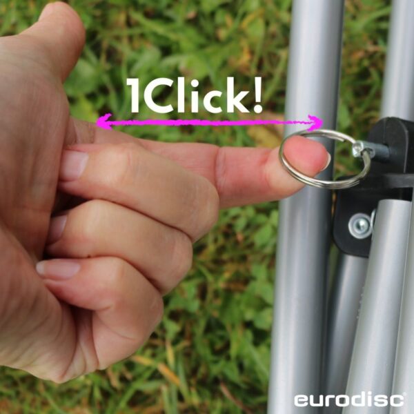 Discgolfi korv mobiilne Eurodisc 1CLICK sinine - Image 8
