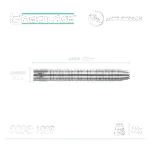 Terasotsaga mängunooled 90% volfram Winmau SABOTAGE - Image 3