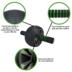 Kõhulihaste treeningrull ühe rattaga TUNTURI Pro Deluxe põlvematiga - Image 4