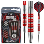 Terasotsaga mängunooled 90% volfram Winmau DIABLO 28 grammi