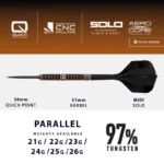 Nooled terasotsaga Harrows Wolfram Trinity 97% Quick Point - Pilt 5