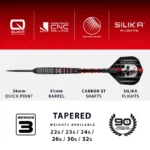 Nooled terasotsaga Harrows Ryan Searle 90% Series 3 Quick Point - Pilt 5