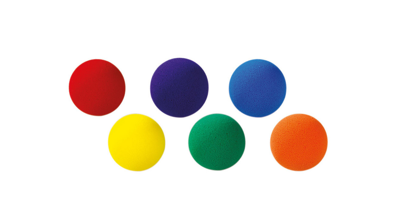 Betzold-Mini-Soft-Balls-9-cm-Pack-of-6-33183_bdefops-ZD Vahtkummist pallide komplekt 6 tk 9 cm - Pilt 1
