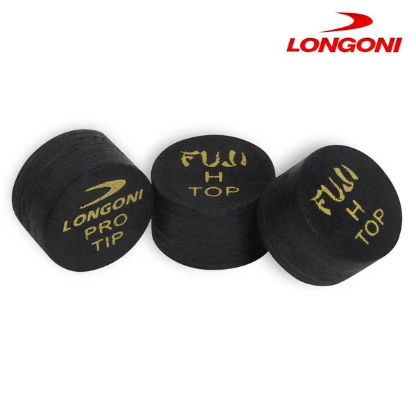 nakleyka_dlya_kiya_Longoni_Fuji_Black_13_mm_Hard_1sht_2_grande Piljardikii ots FUJI BLACK 0 14 MM HARD - Pilt 1